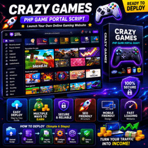 Launch Your Own Gaming Website in 30 Minutes - Ready PHP Game Portal Script