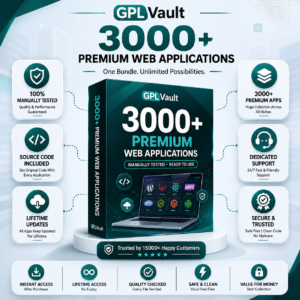 3000+ Premium Web Applications Bundle - Launch Any Business in Minutes